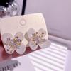 Resin Flower Earrings, Fashionable and Exquisite Stud Earrings, Sweet and Fresh Versatile Earrings.
