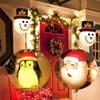 Рождественский абажур для крыльца Пингвин Снеговик Санта-Клаус Светильник Чехлы Рождественский декор