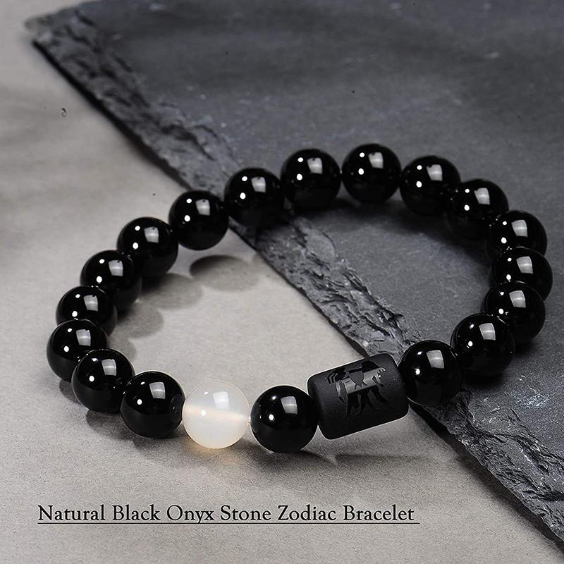 12 браслетов созвездий Homme, браслеты со знаками зодиака, креативный эластичный браслет из бисера для женщин и мужчин, ювелирные изделия для пар, подарки