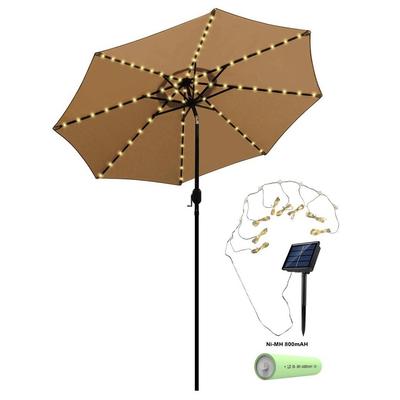 Зонт Ed Light Garden Sunshade Umbrella Light Strip Ribs