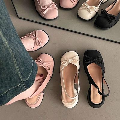 Женские туфли-лодочки на высоком каблуке, сандалии, туфли Мэри Джейн, модные туфли на массивном каблуке, женские шлепанцы, летний тренд 2025, брендовые сандалии для женщин