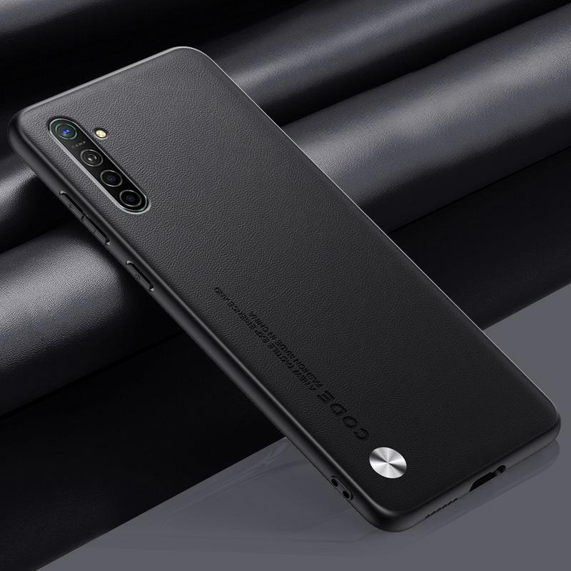 Роскошный чехол из искусственной кожи для Realme X2 XT, задняя крышка, матовый силиконовый чехол для телефона с полной защитой для Realme XT RealmeXT RealmeX2