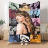 Taylor Swift Pop Art Collage Blanket Soft Throw Blanket For Home Bedroom Bed Sofa Travel Office Solid Christmas Blanket