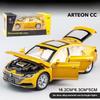 1/32 Scale Alloy Toy Car Model CC with Sound & Light, Retro Pull-Back Action - Authentic Replica for Kids & Collectors