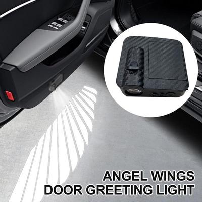 Автомобильная дверь Shadow Light Wings Автомобильная беспроводная светодиодная подсветка двери Приветственный свет автомобиля Светодиодная подсветка подходит для всех транспортных средств