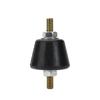 4 Pcs 38 x 38 x 58 mm Rubber Studs Shock Absorber Black Shock Absorbing Isolator Pads  Water Pumps