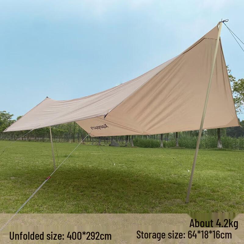 Hexagonal Camping Sunshade Tarp