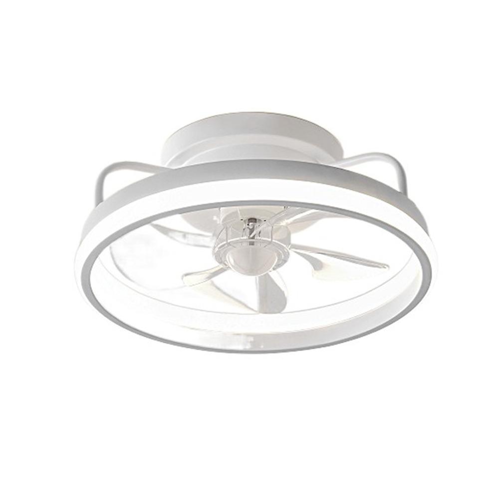 Stepless Dimming Ceiling Lamp 2 In 1 Electric Cordless Fan Creative Ceiling Fan Office