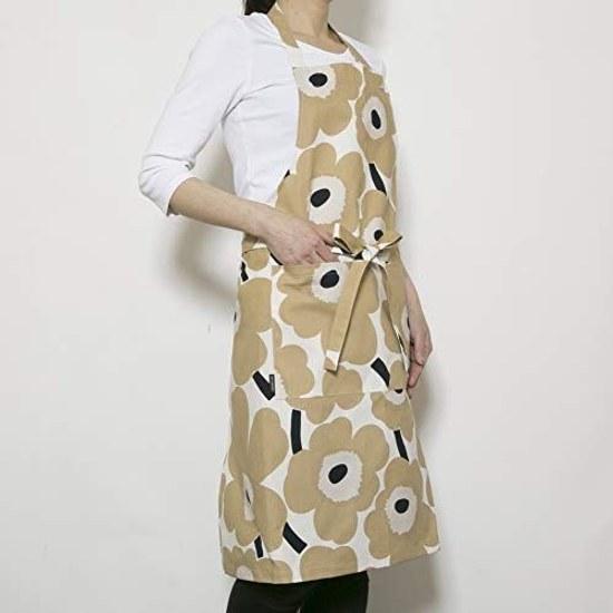 Фартук Marimekko Pieni Unikko Белый/Бежевый/Темно-синий см
