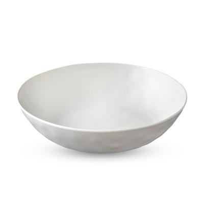 Abode Homeware Органическая салатница, 23 см, Ударопрочная, Тарелка для пасты, Тарелка для карри, Стильная меламиновая пластиковая посуда, Безопасна для микроволновой печи и посудомоечной машины,