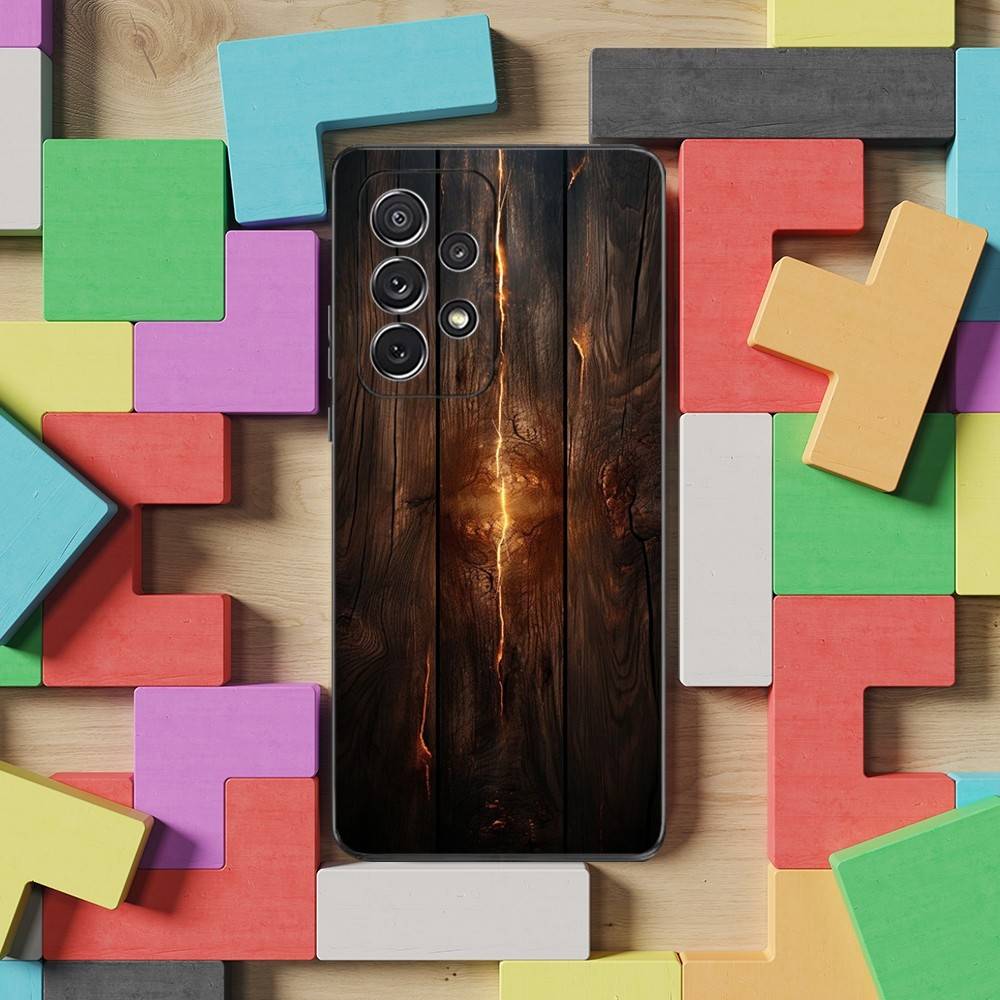 Чехол для телефона с рисунком натурального дерева для Samsung S22, S21, S20, S10, S9, S25, S24, S23, Ultra, FE, Plus, Lite, Мягкий силикон, Черный
