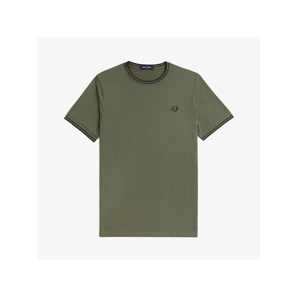 Fred Perry [genuine HeadquarTers] Fred Perry [baseline] Twin Tip T shirT  W49  Afpm2431588 W49 qzgAfpm2431588 W49