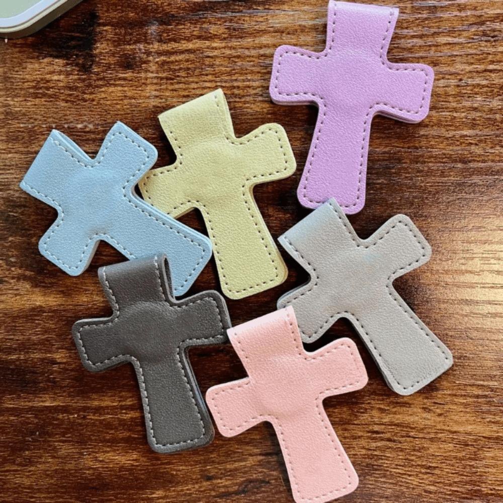 Double-Sided Page Markers Leather Page Clips New Bible Magnetic Bookmark Reading Supplies