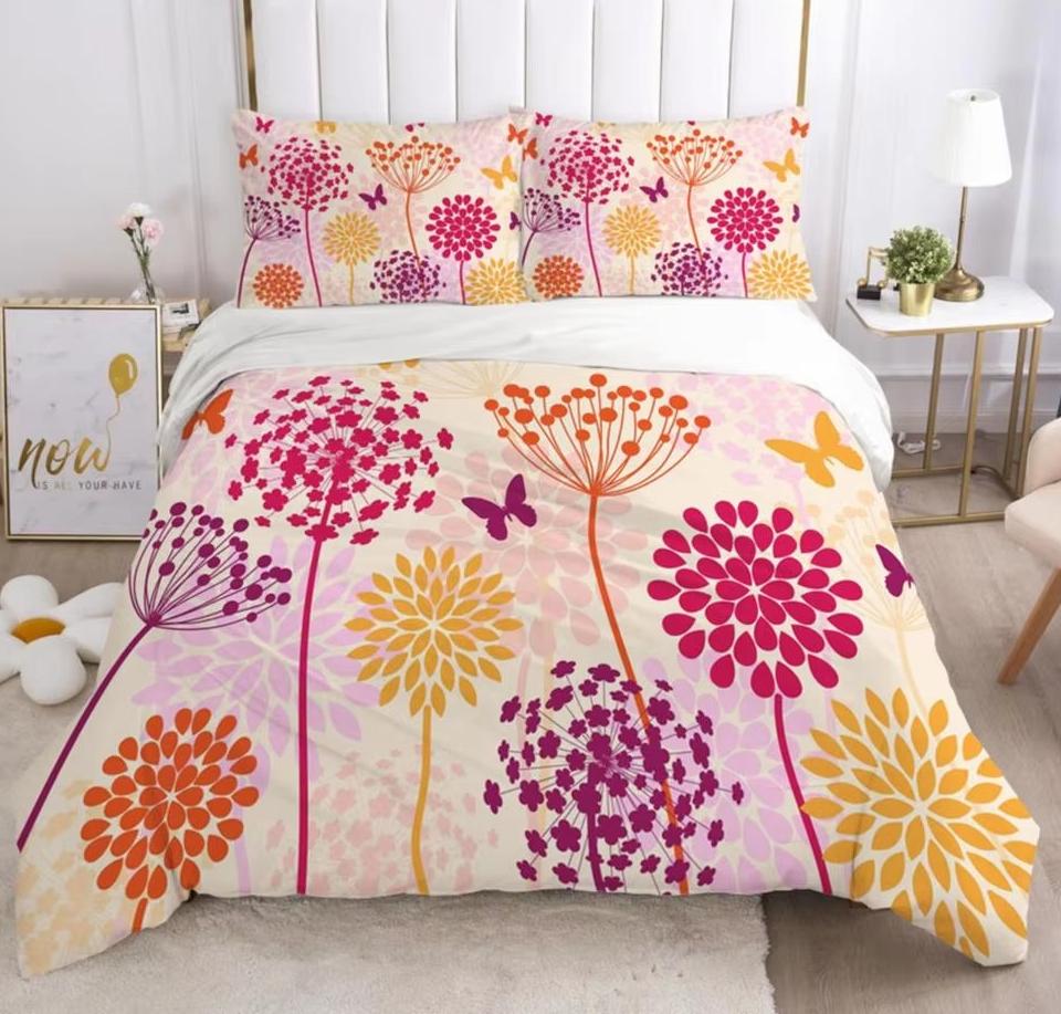 Comforter 3D Hd Quality Printed Queen King Size Home Decor Bedding Set For Women Coworker Gift 3 Piece Set With 2 S