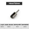 65.80.100.120.135mm Length Open Hex Nut Driver Socket Slotted Impact Electric Hex Shank Slotted Drill Bit Sockets Wrench Tool
