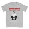 Футболка Bruno Mars The Romantic Tour Унисекс Винтажная Чистый Хлопок Круглый Вырез Короткий Рукав Футболки Большие Размеры Топы
