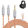 Okcsc ZT16 Headphone Cable HD800 Replacement Cable for Earphones and Headphones 16 Cores Pure Copper for SENNHEISER Compatible with D1000 Length