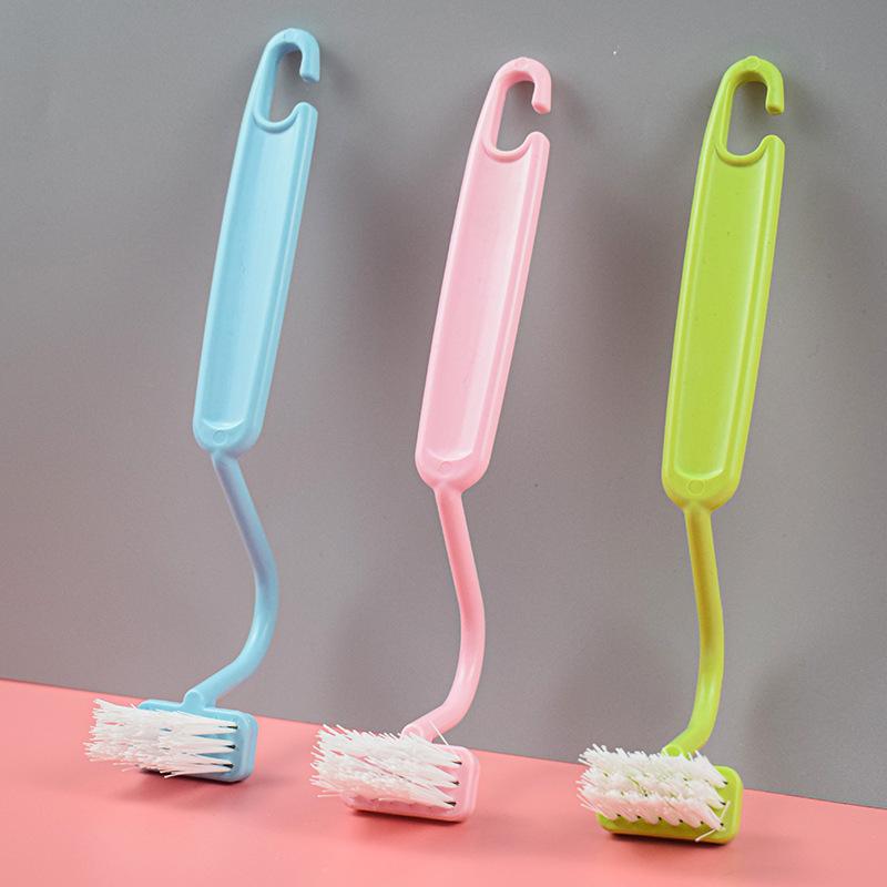 Bathroom V-shaped Toilet Brush Japanese Dead Corner Cleaning Brush Creative Toilet Brush Plastic Curved Brush Toilet Cleaning Brush
