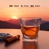 Twist Whiskey Glass, Rocks Glass [Geometric Twist Design] Stylish 320ml, Gift Box Included, Perfect Gift for Father's Day, Birthdays, or Brandy
