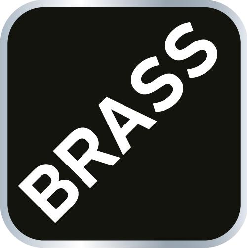 STOP connector 1/2", brass