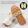 1 Pair Clear Ice Cleats Shoes Crampons with 5 Metal Studs Men Women Winter Outdoor