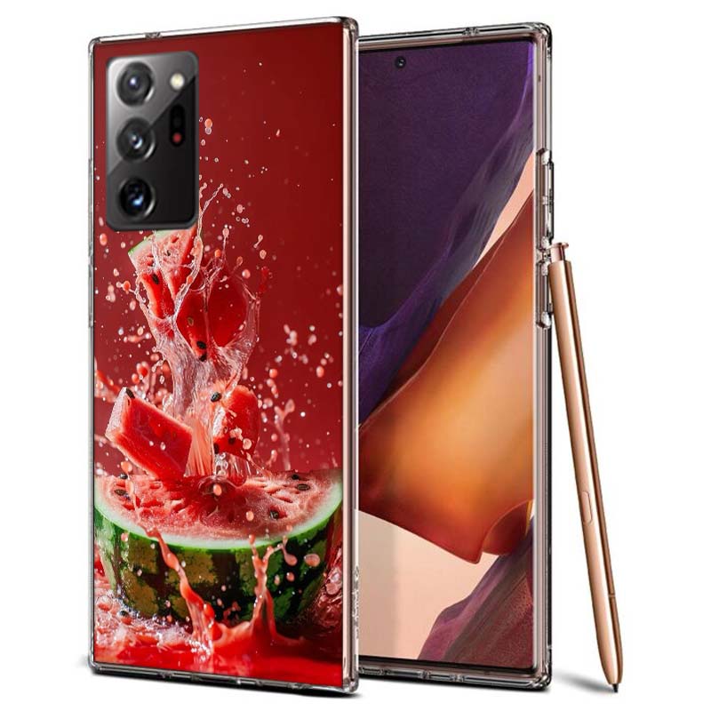 Летний фруктовый чехол для телефона с арбузом для Samsung A55 A35 A25 A15 A07 A05S A16 A17 A26 A36 A37 A56 A57 Galaxy Note 20 10 A50S A71 A