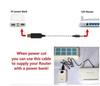 Кабель питания USB-DC Универсальный кабель USB-DC с разъемом для зарядки, разъем питания, адаптер для маршрутизатора, мини-вентилятор, динамик
