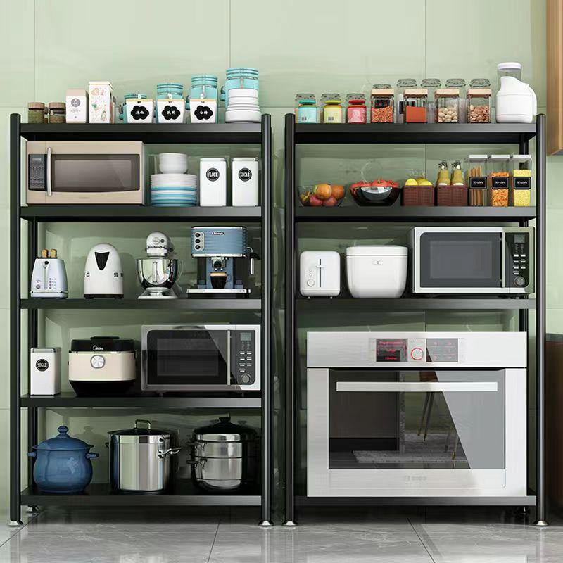 "Multi-layer Kitchen Storage Rack for Microwave and Pot"