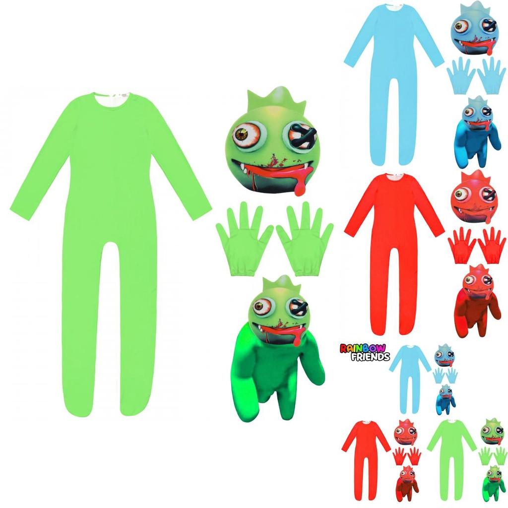 Костюм для косплея Roblox Rainbow Friends, комбинезон, маска, костюм для детской вечеринки, наряд