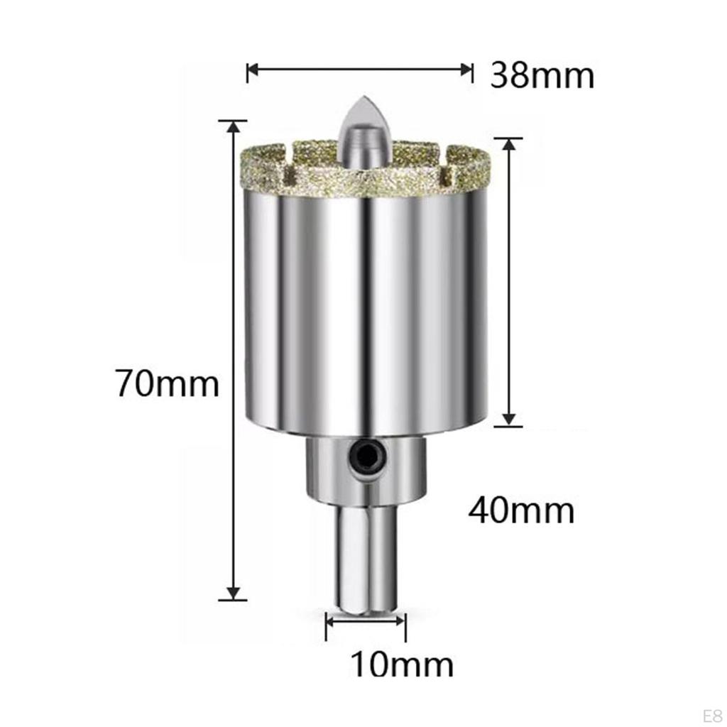 Brazed Diamond Hole Opener with Center Drill Bit ,Smooth Cutting, Tools, Sturdy, Glass