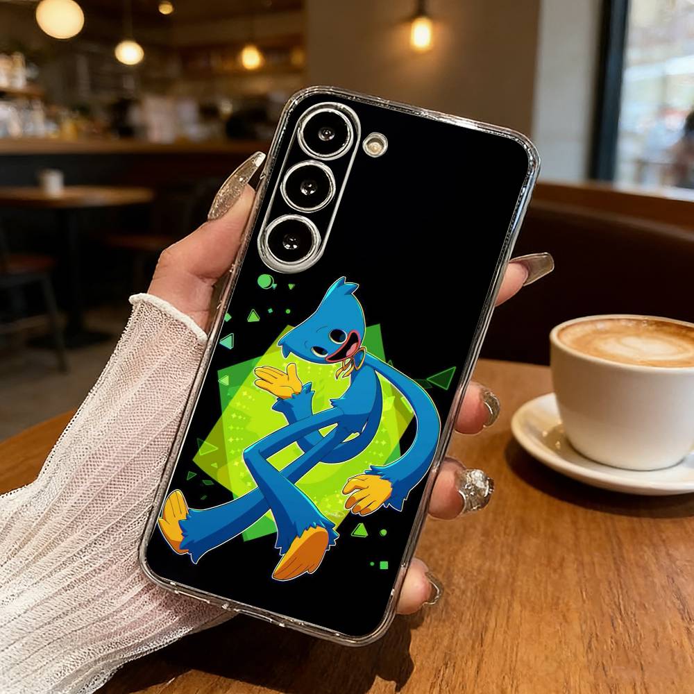 Чехол для телефона H-huggy W-Wuggy для Samsung S25,S24,S21,S22,S23,S30,Ultra,S20,Plus,Fe,Lite Прозрачный чехол