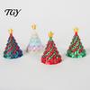 Xmas Tree Collectibles 3D Printed Spiral Christmas Tree, Golden Star Topper Fidget Toy Toy, Cone Desk Decor for Anxiety Stress Relief Ornament