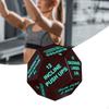 Bodyweight Sports Dice Fitness 4 Inches In Diameter Hiit Family Games Exercise Workout