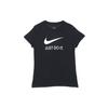 Базовая футболка с короткими рукавами и принтом Nsw JDI Swoosh, женские топы, черные CI1384-010