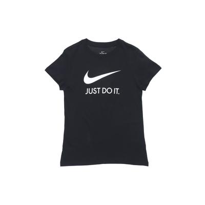 Базовая футболка с короткими рукавами и принтом Nsw JDI Swoosh, женские топы, черные CI1384-010
