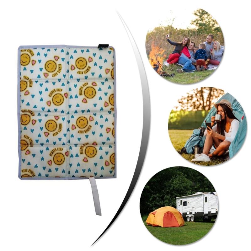 Водонепроницаемый складной коврик, подушка для сидения, коврик для кемпинга и походов на открытом воздухе, влагостойкая подушка для сидения, портативная подушка для улицы.