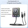 Автомобильный адаптер Bluetooth 5.4 с двойными микрофонами и шумоподавлением, автомобильный Bluetooth-комплект AUX для звонков в режиме громкой связи и стереоаудио