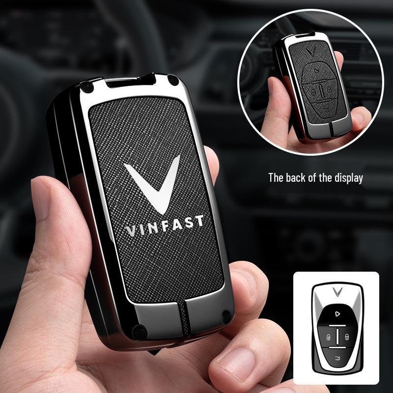 Vinfast Vietnam Car Key Case for Zhonghua V5/VF8 VF3/5/9 with Premium Keyring Buckle
