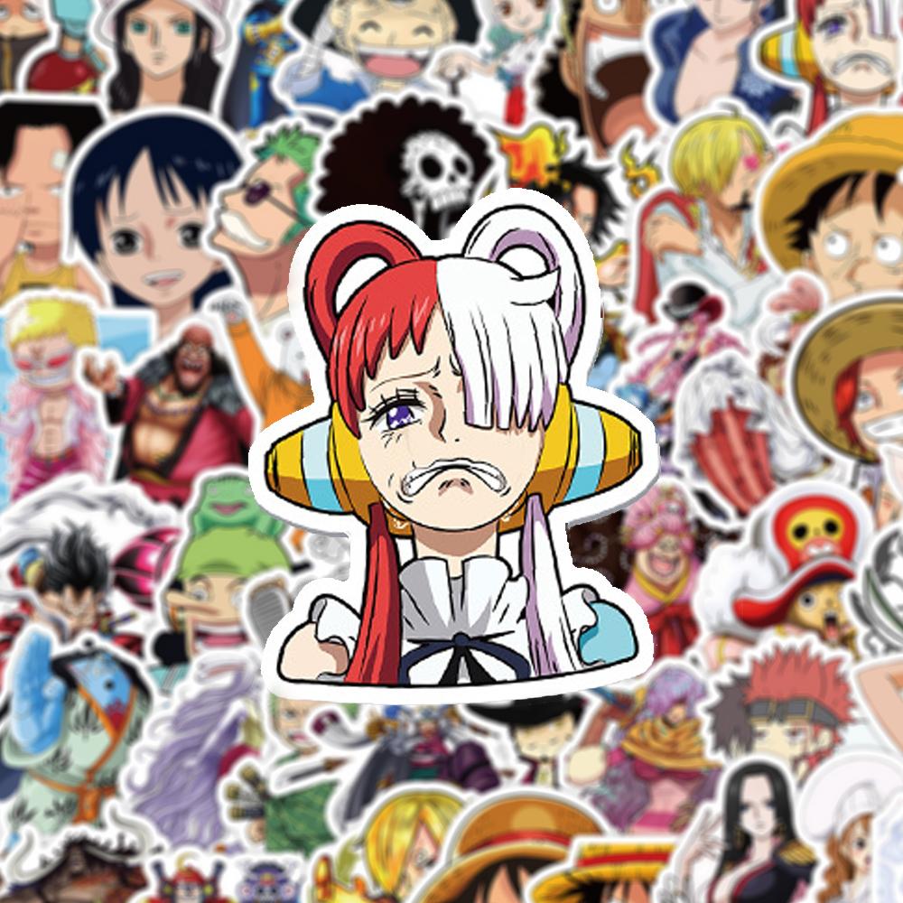 10/30/50 шт. Крутые мультяшные наклейки Луффи Зоро ONE PIECE Наклейки для DIY Блокнота Дневника Канцелярские принадлежности Водонепроницаемые Классические Аниме Наклейки Игрушки