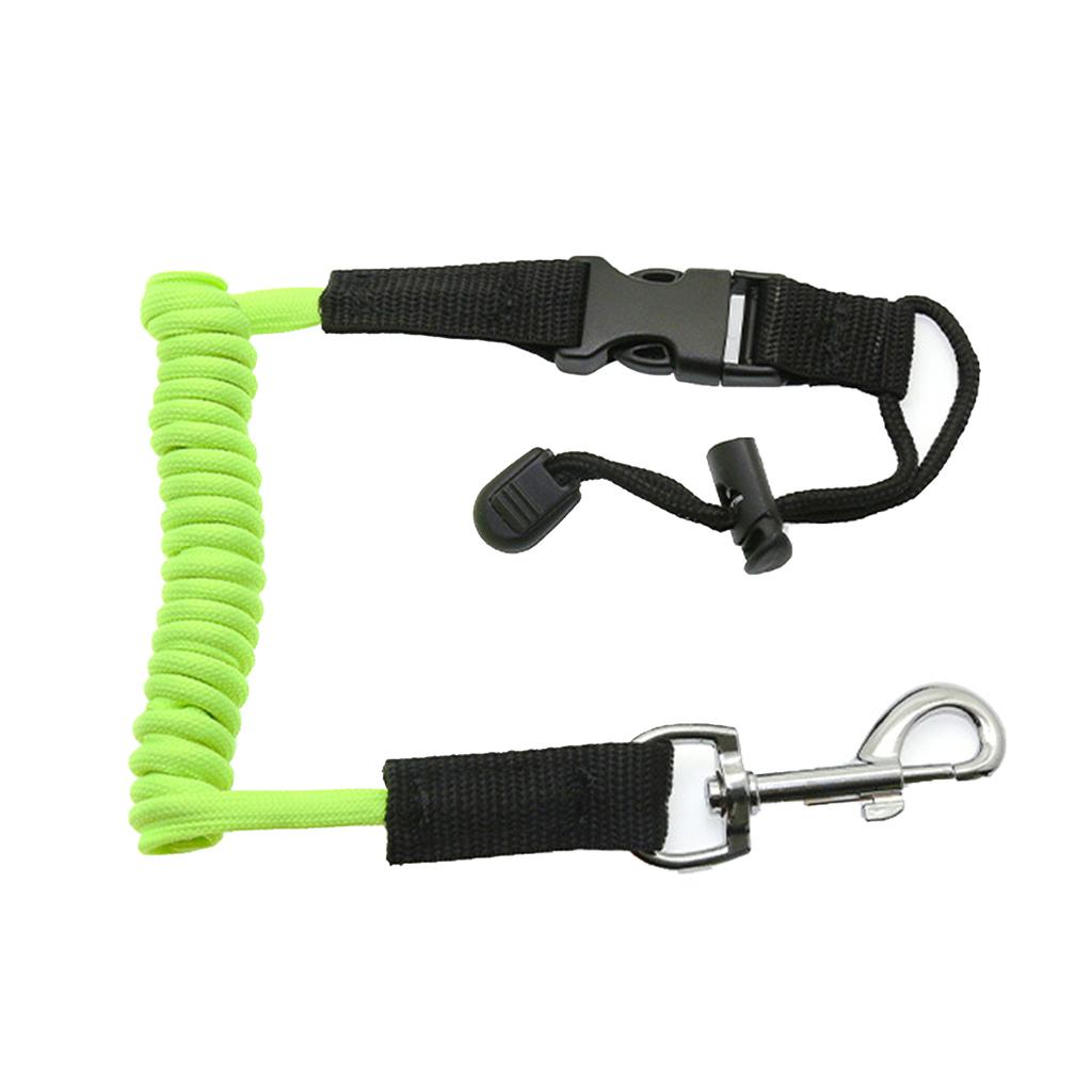 Регулируемый страховочный шнур для каноэ, витой страховочный шнур-петля с карабином для фиксации каяка, серфинга, велоспорта