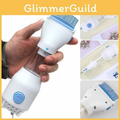 Электрическая вакуумная расческа для удаления гнид и вшей, щетка, фильтр для удаления блох у домашних собак и кошек, средство для лечения