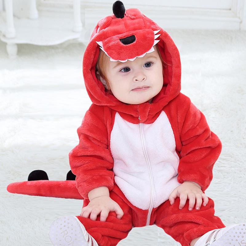 Детские комбинезоны с капюшоном кигуруми и животными для маленьких мальчиков и девочек, одежда для новорожденных, пижамы