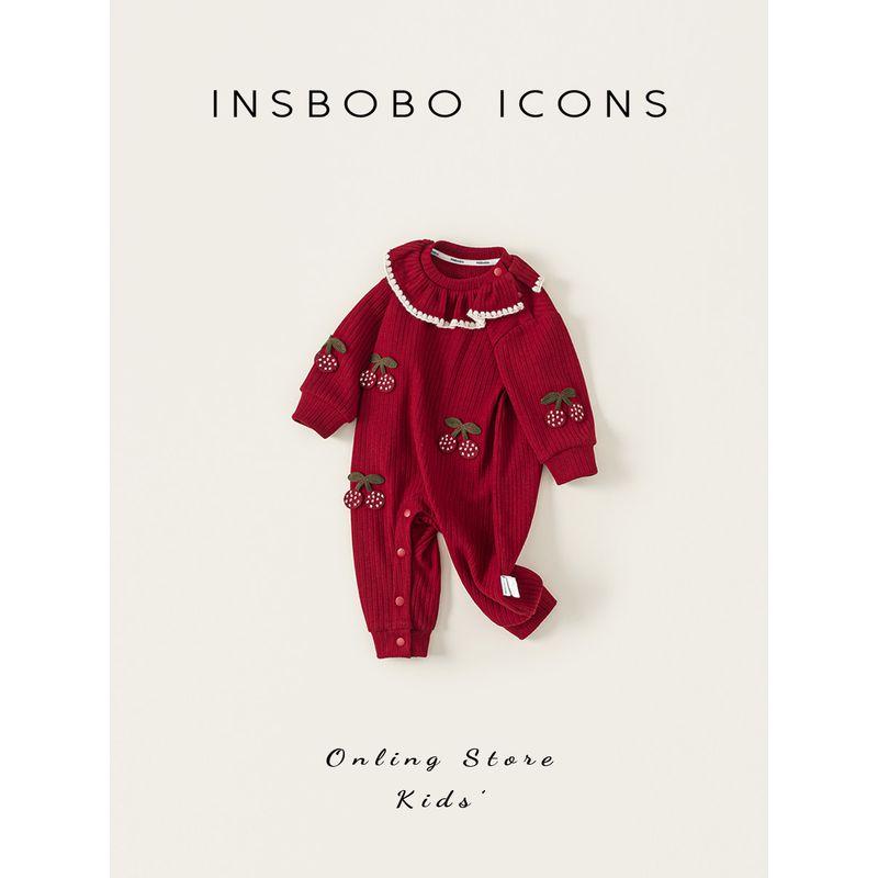 Insbobo Baby Clothes Spring 2026 New Newborn Jumpsuit Baby Long-Sleeved Romper Spring and Autumn Children's Clothing