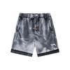 Kyrie Series All-Over Print Lace-Up Straight Casual Shorts Unisex Shorts Black 172421309-2