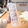 Desktop Cable Organizer Box for Charging Cables and Phone Chargers