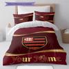 Clube De Regatas Flamengo Custom Name Pattern Bedding Quilt Set Quilt Cover Pillowcase Home Birthday Gift(1 * duvet cover + 2 * pillowcase, without co