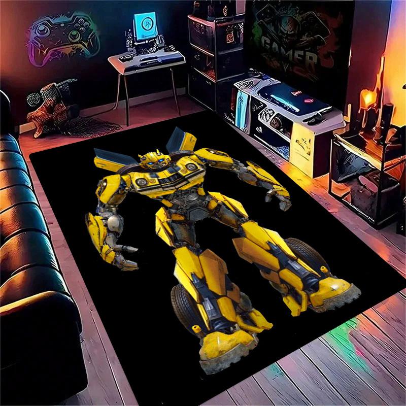 Мультяшные T-Трансформеры Автоботы 3D Впитывающие коврики для ванной комнаты Противоскользящий коврик Домашний декор Ковер Домашние коврики для пола на кухню