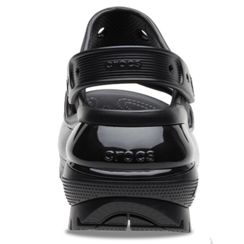 Crocs Сандалии на толстой подошве с одной лямкой Mega Crush Sandal 'Black' Унисекс