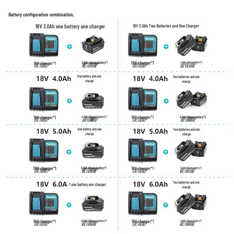 Makita DDF485 18В бесщеточная аккумуляторная дрель-шуруповерт вилка CN (адаптер в комплекте)