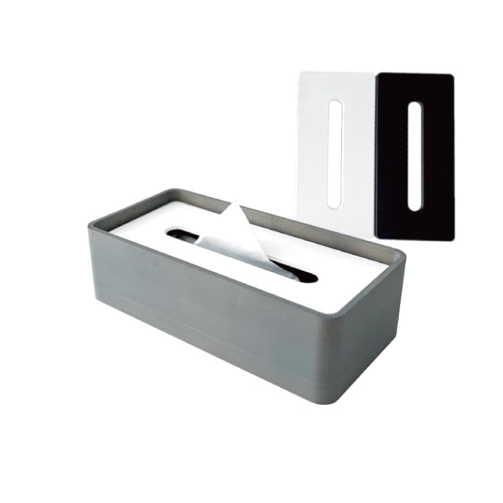 KATOMOKU Tissue Case 2 km-122 Paulownia Wood (White & Black)